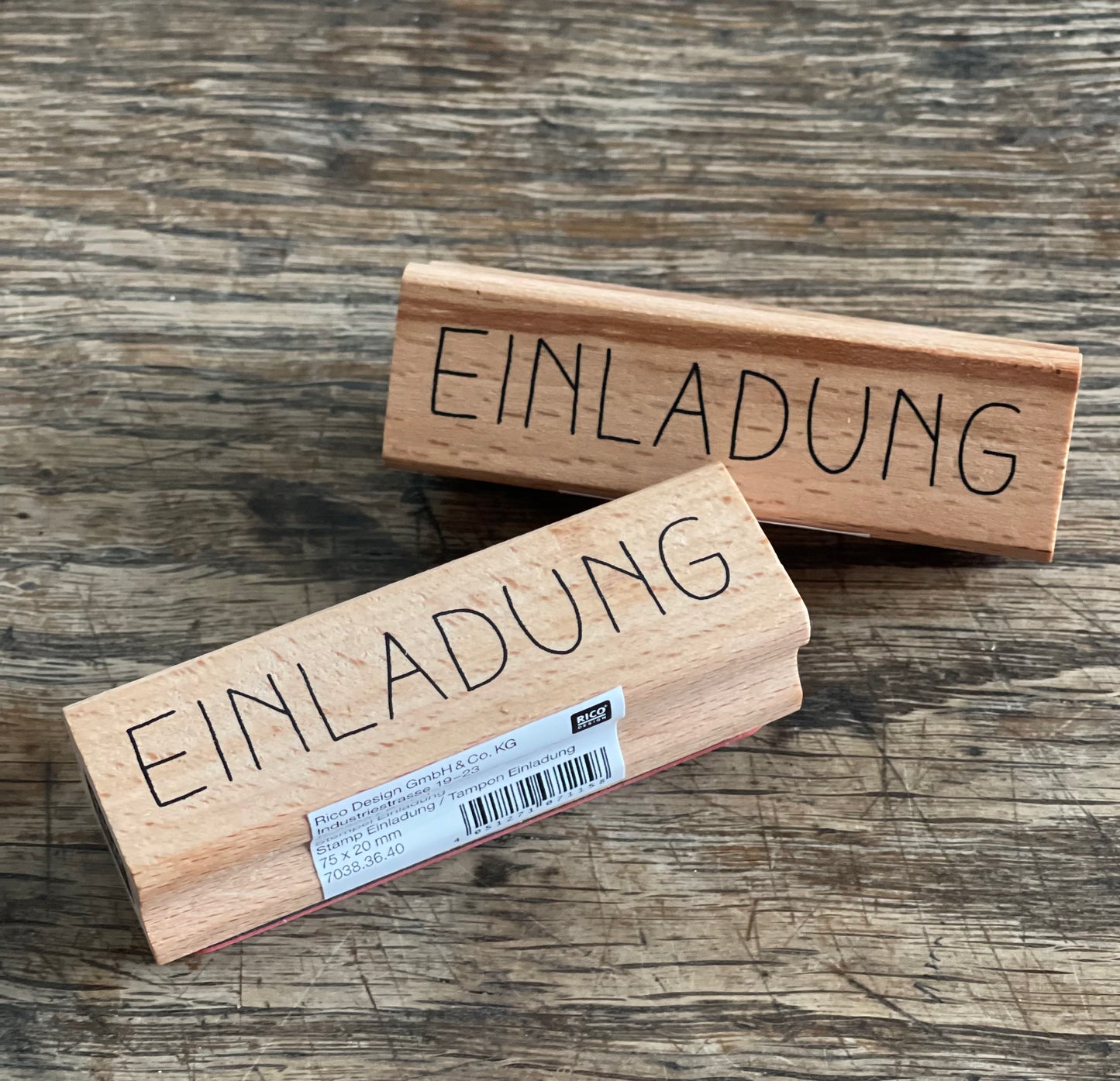 Stempel Einladung