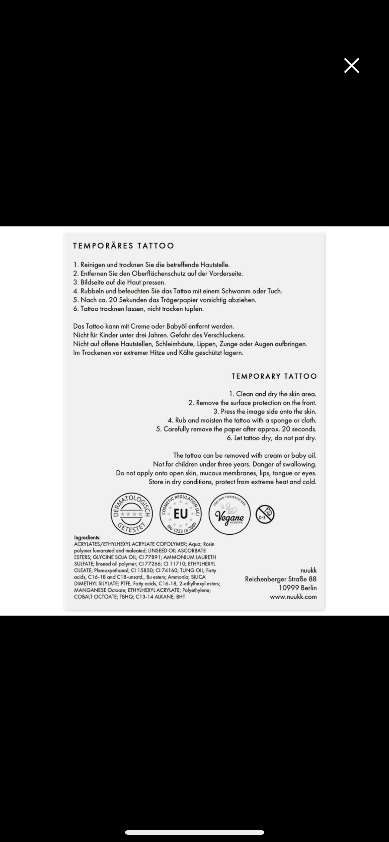 Bio Tattoo Bären