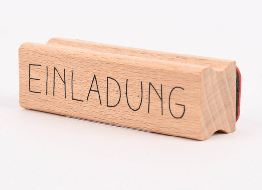 Stempel Einladung