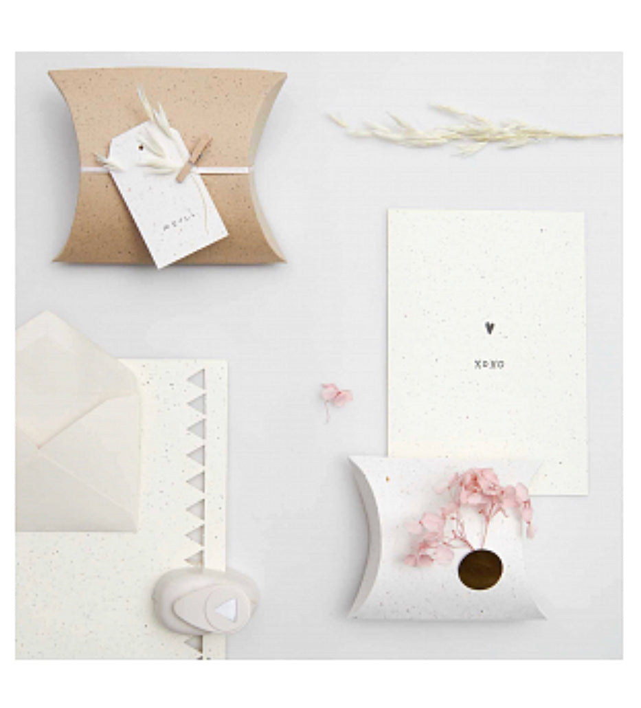 Kartenset aus Recyclingpapier