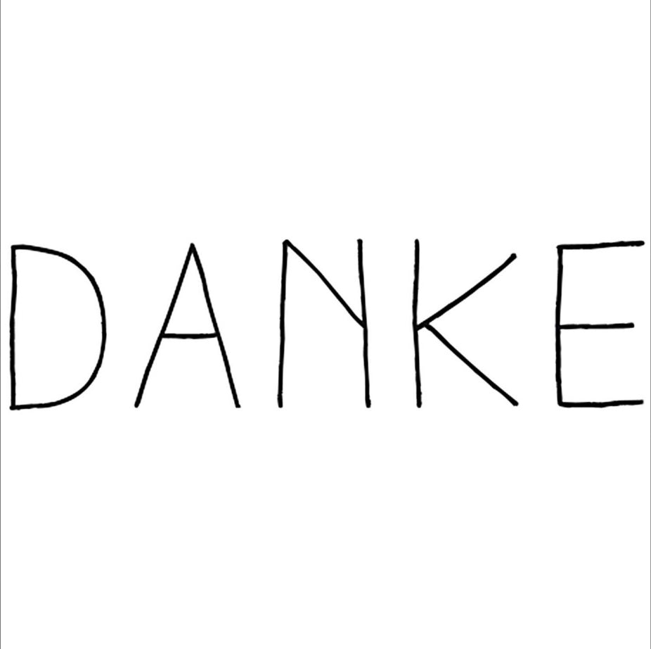 Stempel Danke