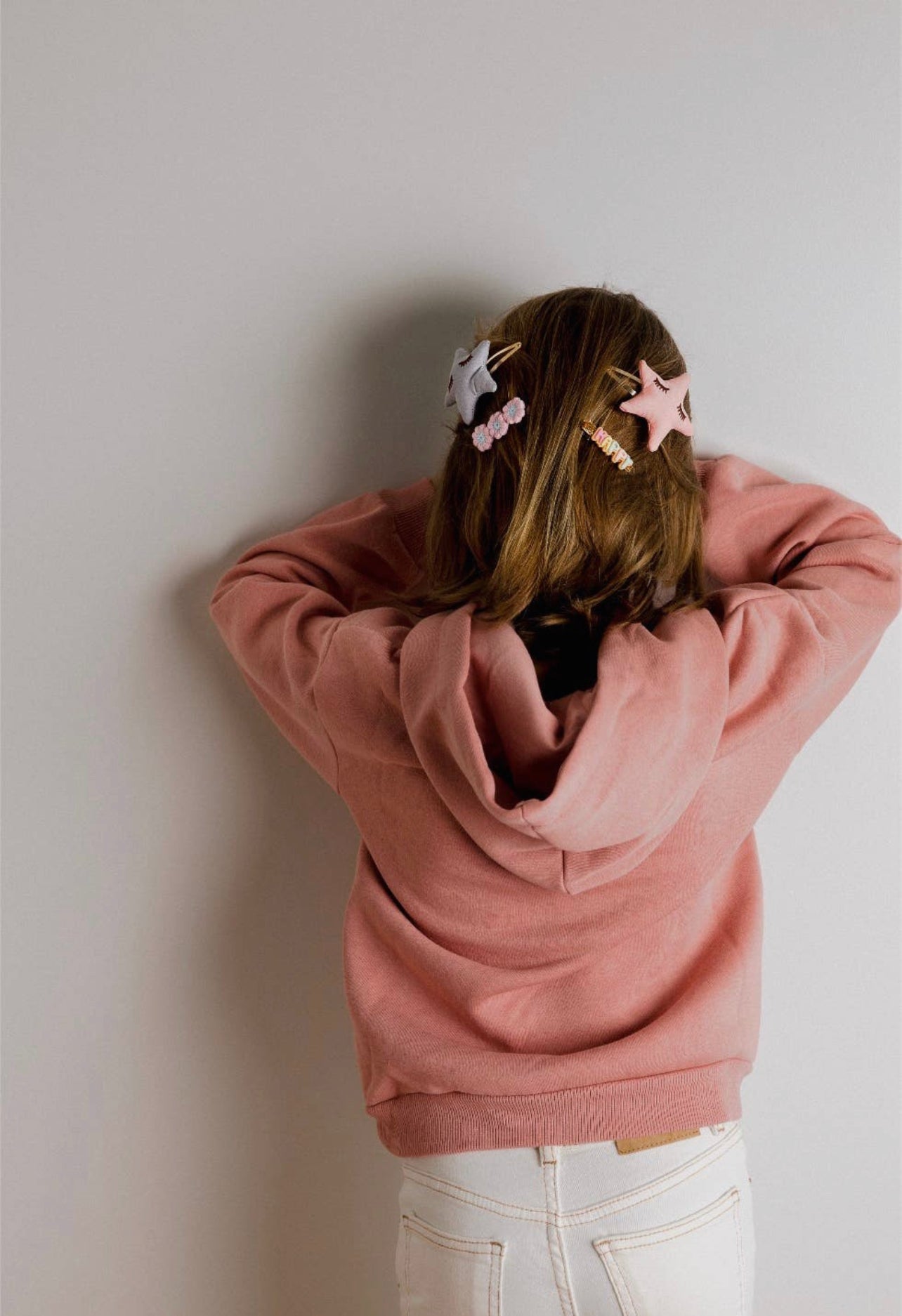 Pink Star - Haarspangen 3er Set